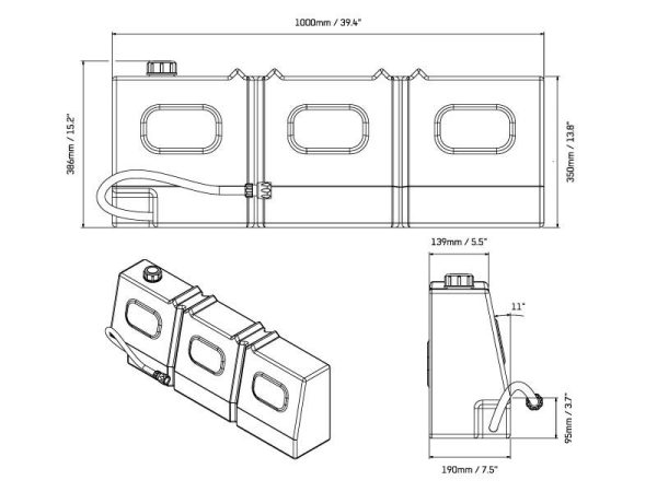 Front Runner 50L Slanted Water Tank - Image 3