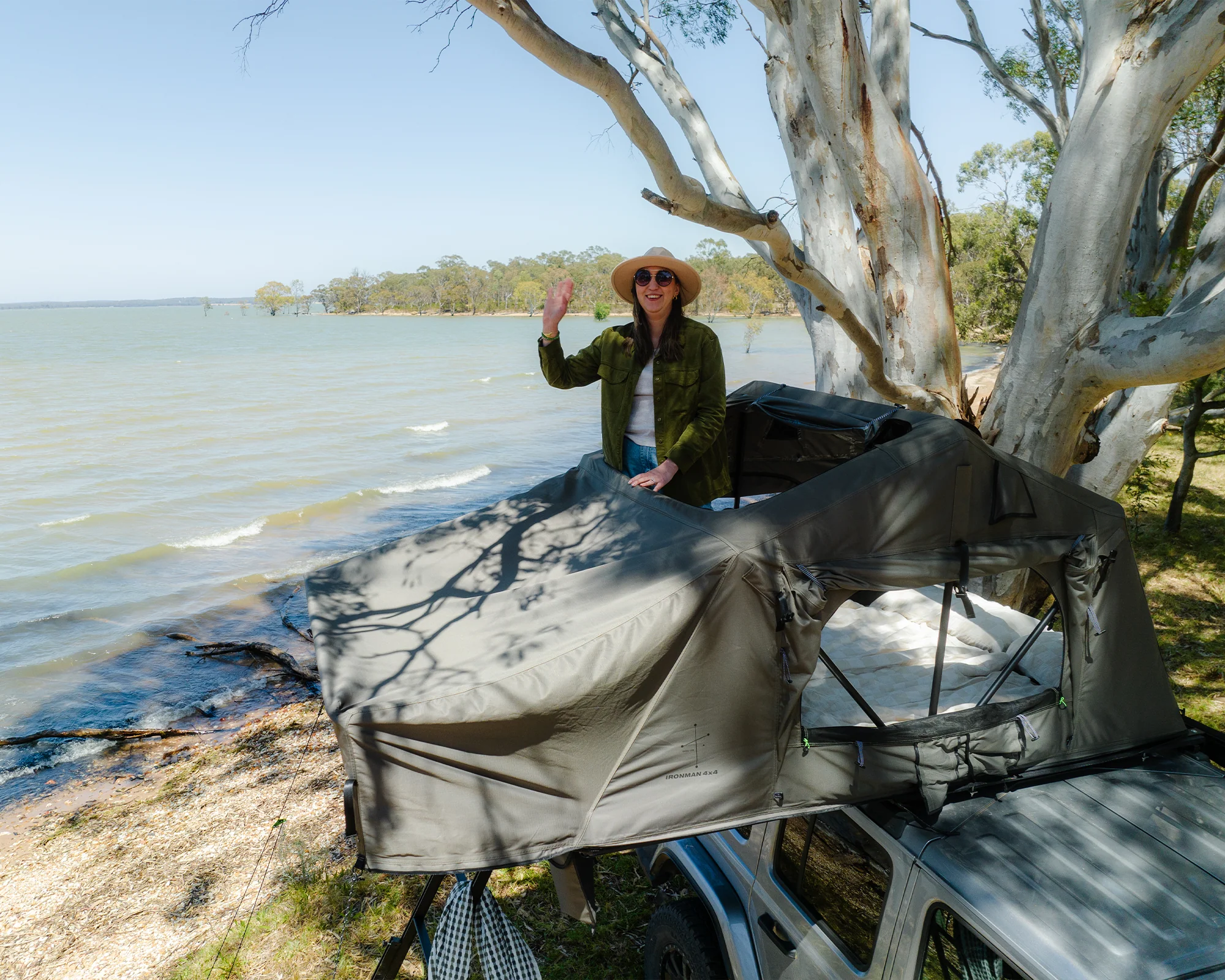 Ironman Cross 1200 Softshell Canvas Rooftop Tent - Image 9