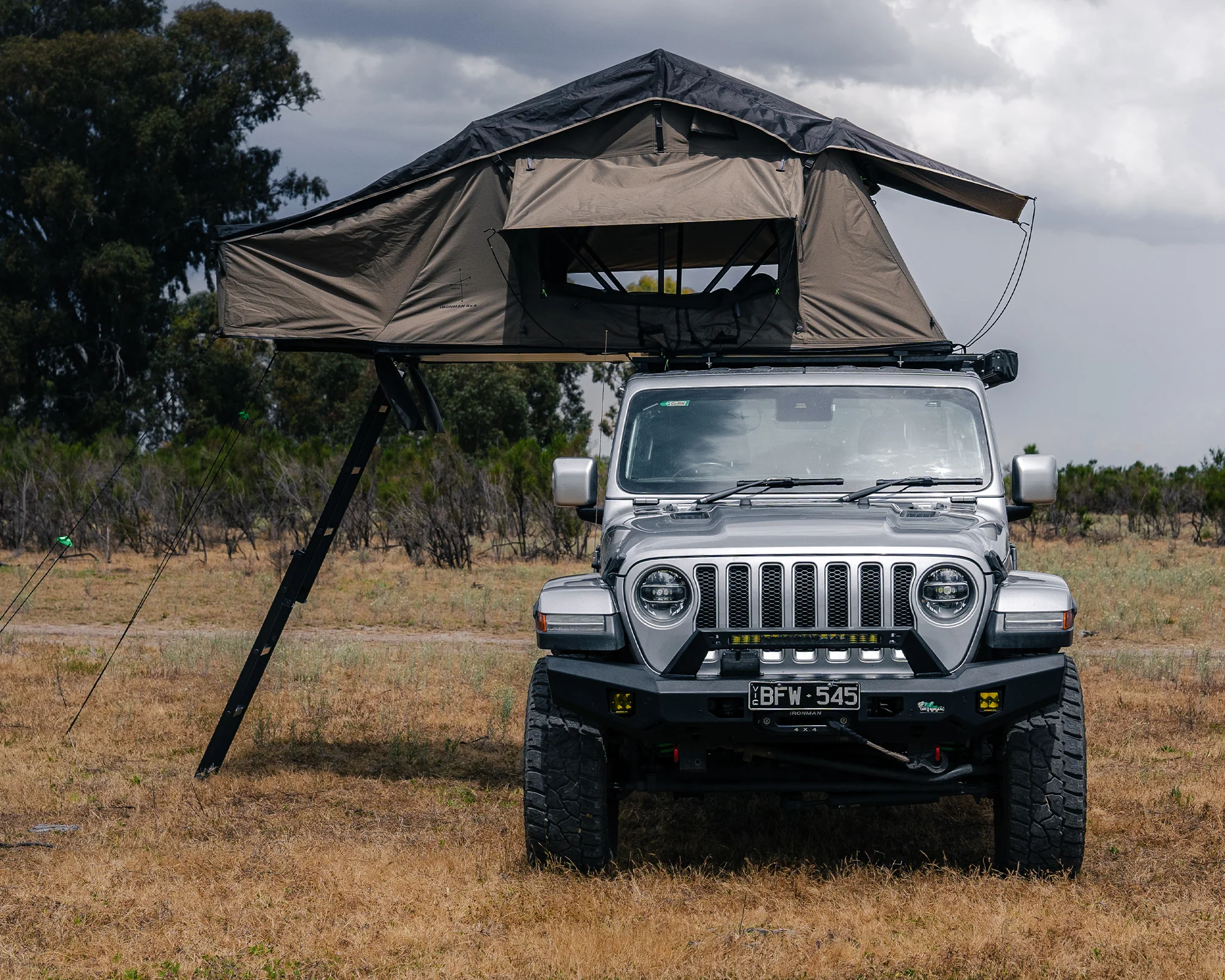 Ironman Cross 1200 Softshell Canvas Rooftop Tent - Image 2